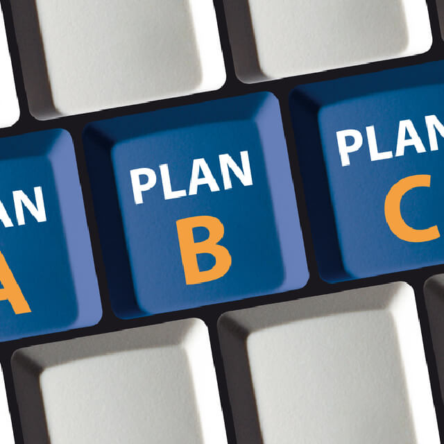 Orientacion egresados uniminuto Teclado con letras A, B y C